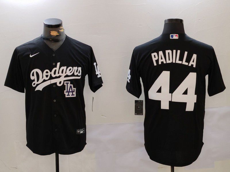 Men Los Angeles Dodgers 44 Padilla Black Game 2024 Nike MLB Jersey style 6